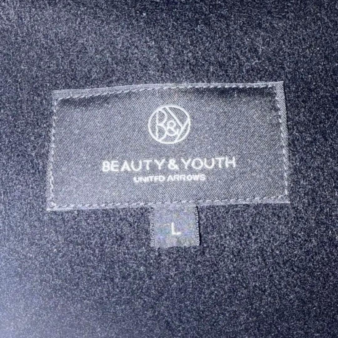 BEAUTY & YOUTH 黒 ダッフルコート L